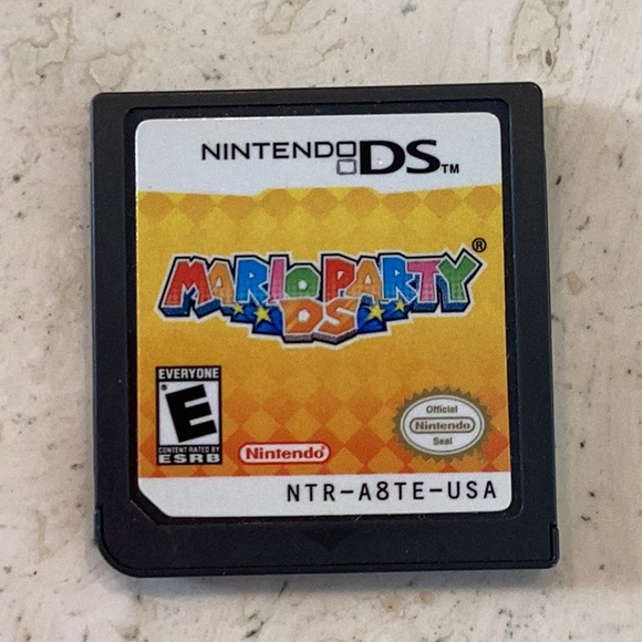 Nintendo DS Lite Console Handheld System & Battery Charger & Mario Party DS Game - Picture 6 of 16